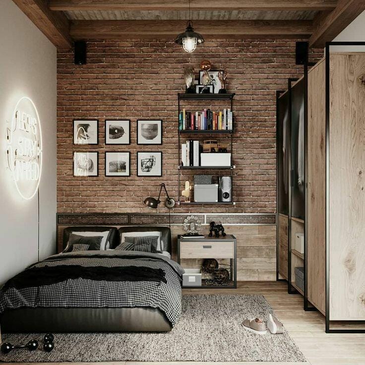 Desain kamar tidur cowok