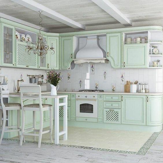 Desain Dapur Shabby Minimalis