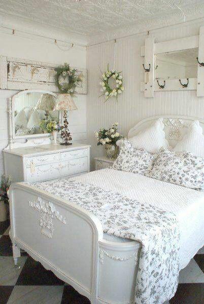 Desain Kamar pada Rumah Shabby Minimalis