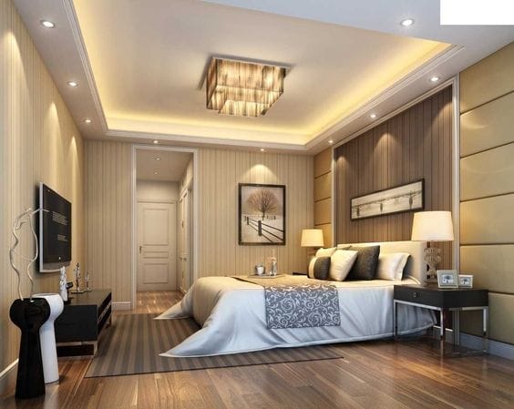 Plafon Gypsum untuk Kamar Mewah